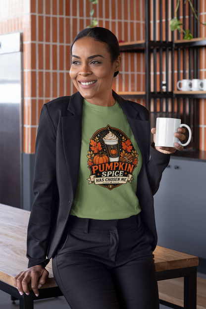 Pumpkin Spice Has Chosen Me T-shirt - PSL Humor Tee