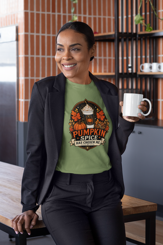 Pumpkin Spice Has Chosen Me T-shirt - PSL Humor Tee