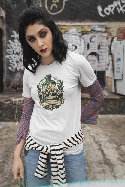 Aqua Tofana T-Shirt – Dark History Feminist Apothecary Tee