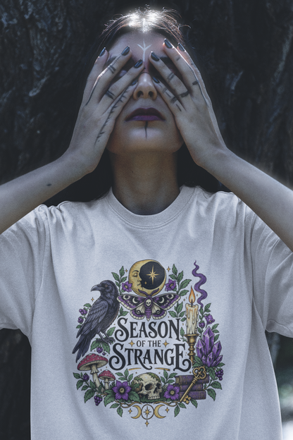 Season of the Strange T-Shirt – Gothic Halloween Nature Tee