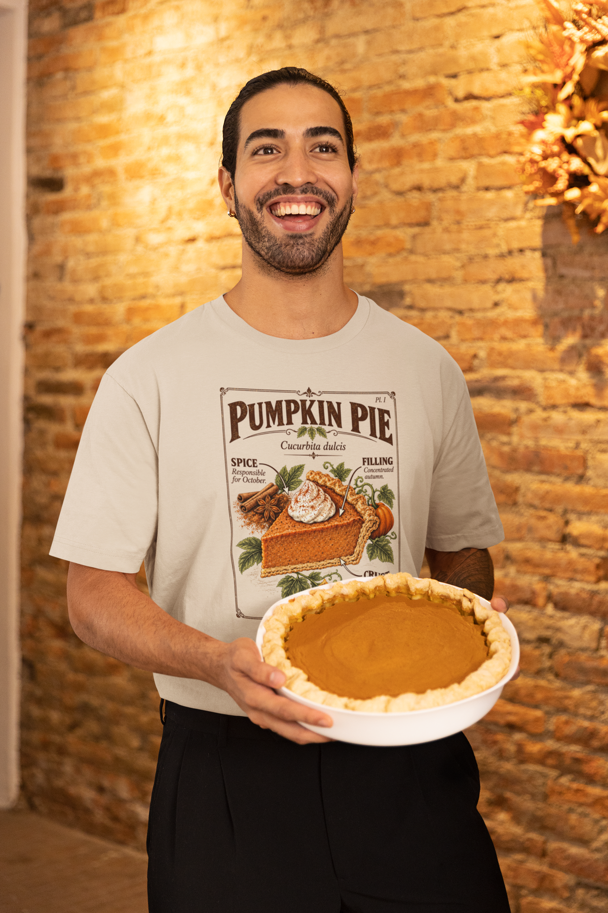 Pumpkin Pie Anatomy T-Shirt – Vintage Thanksgiving Fall Tee