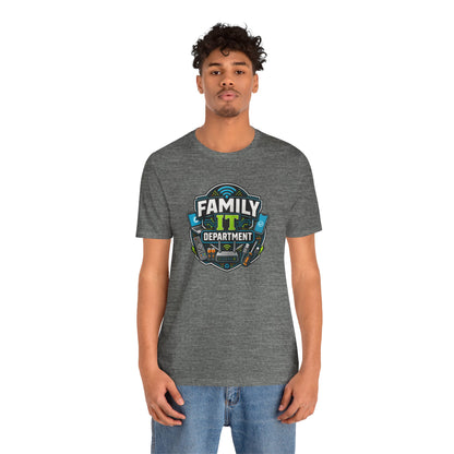 Family IT Department T-Shirt – Funny Household Tech Support Tee