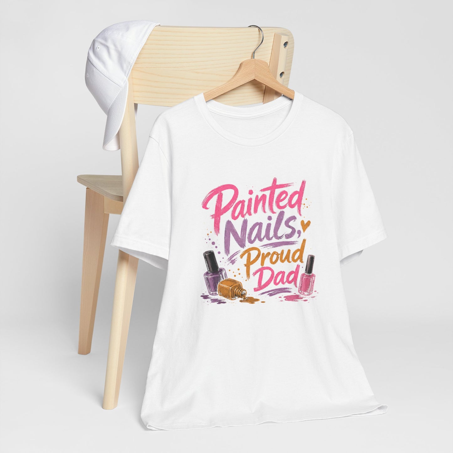 Painted Nails Proud Dad T-Shirt – Girl Dad Father’s Day Tee