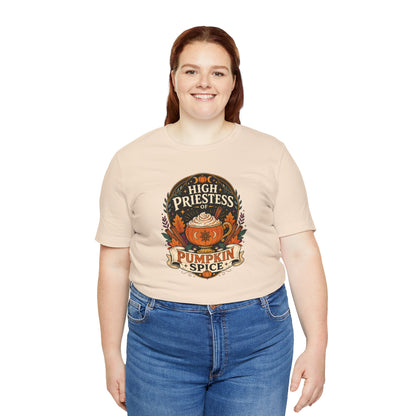 High Priestess of Pumpkin Spice T-Shirt – Funny Fall Tee