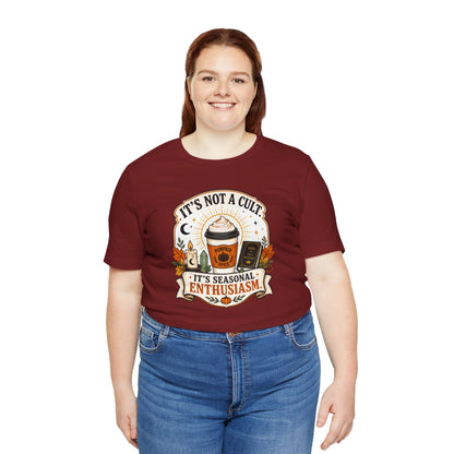 It’s Not a Cult Pumpkin Spice T-Shirt – Funny Fall Tee