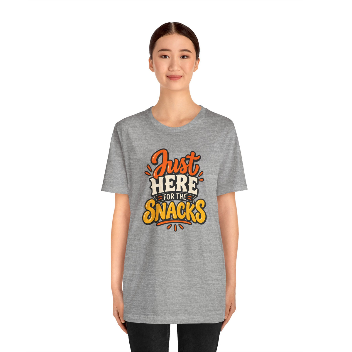 Just Here for the Snacks T-Shirt – Funny Halloween Foodie Tee