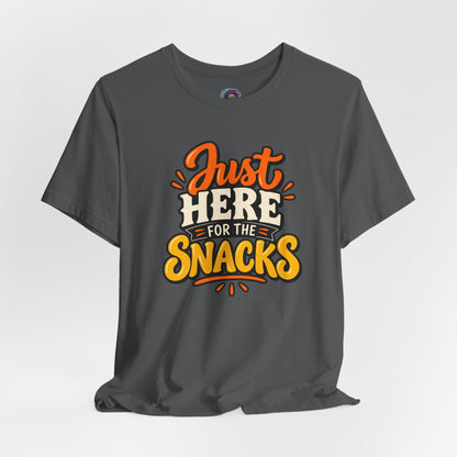 Just Here for the Snacks T-Shirt – Funny Halloween Foodie Tee