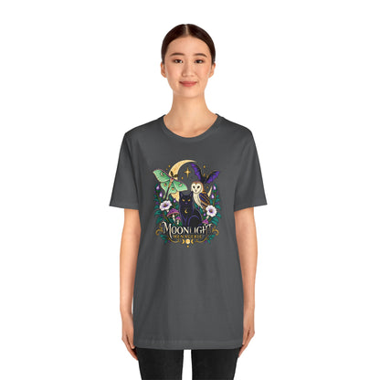 Moonlight Menagerie T-Shirt – Witchy Nocturnal Animals Tee