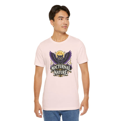 Nocturnal by Nature T-Shirt – Moonlit Owl Graphic Tee