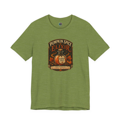Pumpkin Spice Elixir T-Shirt – Funny Witchy Fall Coffee Tee