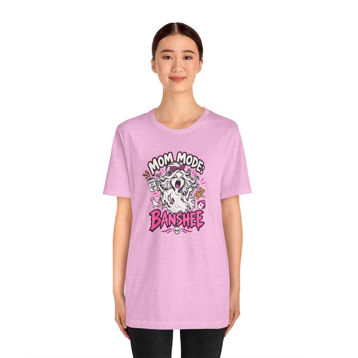 Mom Mode Banshee T-Shirt – Funny Chaotic Mom Halloween Tee