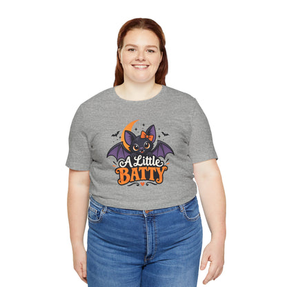 A Little Batty T-shirt - Cute Funny Halloween Bat Tee