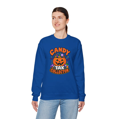 Candy Tax Collector Sweatshirt – Funny Halloween Parent Crewneck