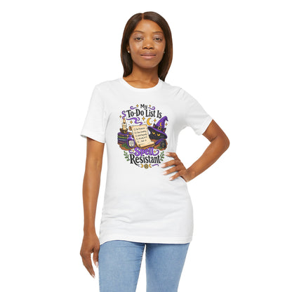 My To-Do List Is Spell Resistant T-Shirt – Funny Witchy ADHD Tee