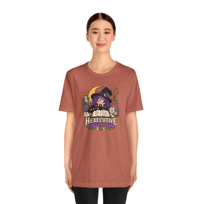 Hexecutive Dysfunction T-Shirt - Funny Witchy ADHD Humor Tee
