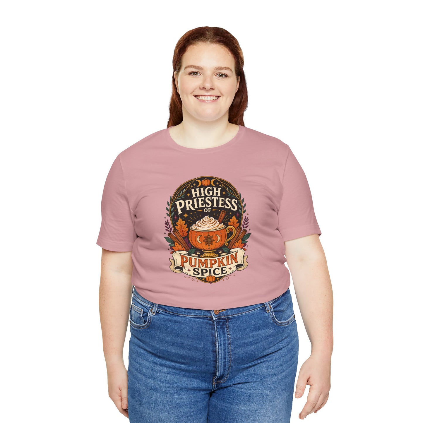 High Priestess of Pumpkin Spice T-Shirt – Funny Fall Tee