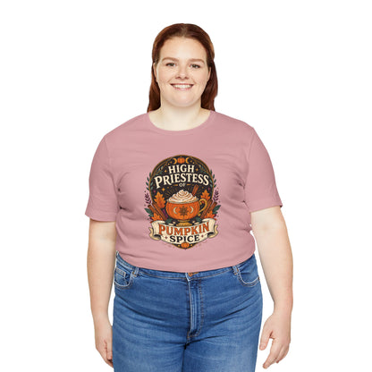 High Priestess of Pumpkin Spice T-Shirt – Funny Fall Tee