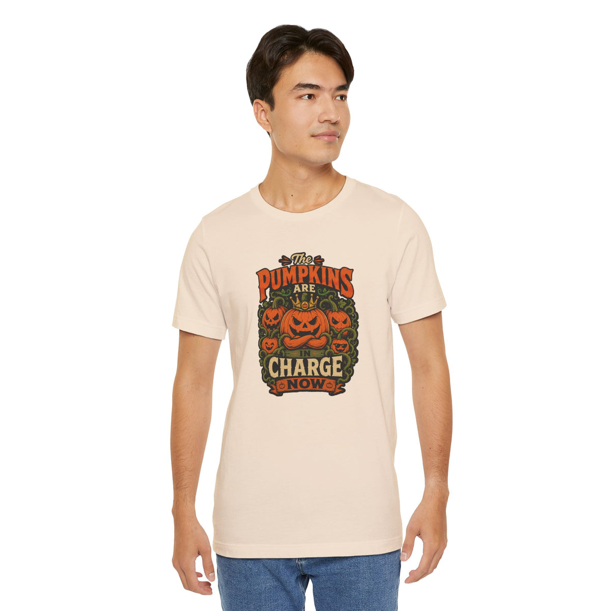 The Pumpkins Are in Charge Now T-Shirt – Funny Halloween Fall Tee