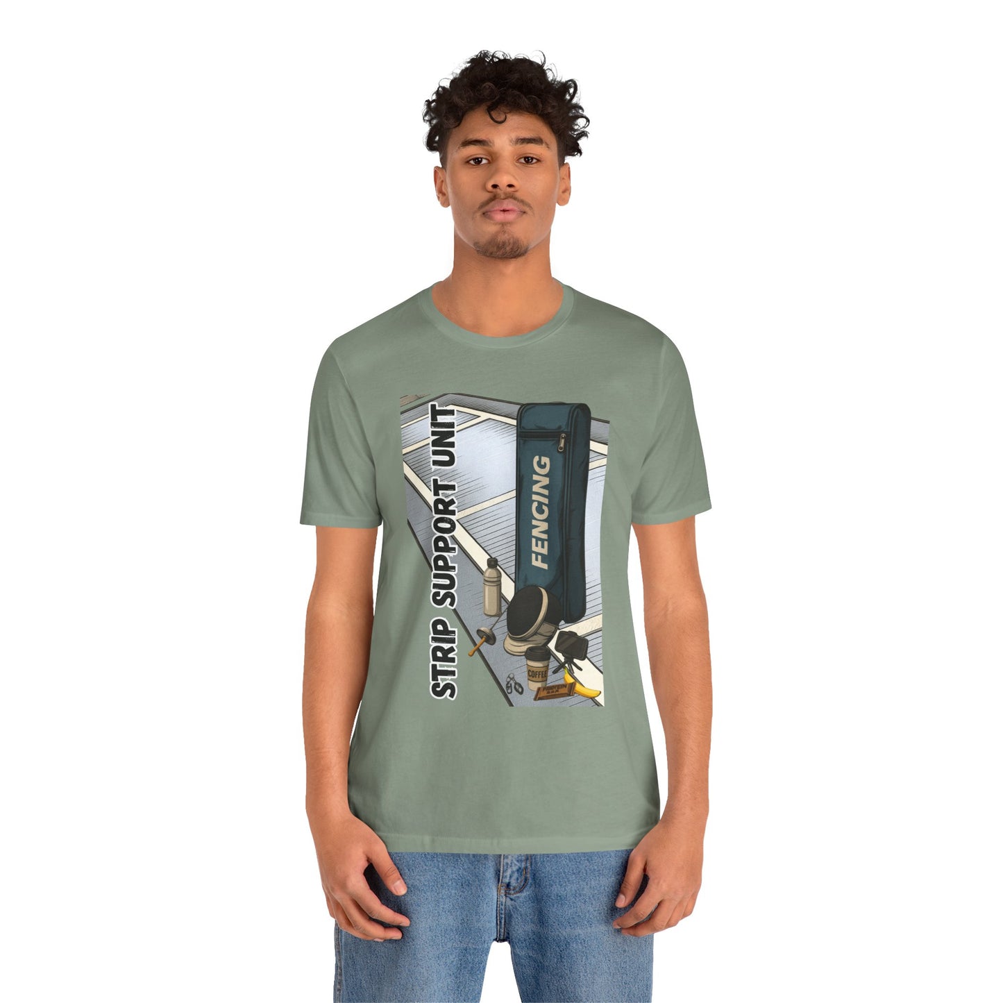 Strip Support Unit T-Shirt – Funny Fencing Parent Shirt for Tournament Days