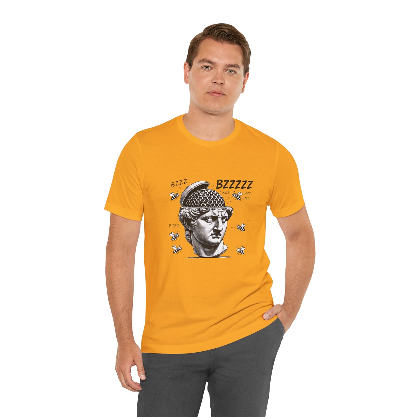 Hive Mind T-Shirt – Surreal Bee Group Think Parody Tee