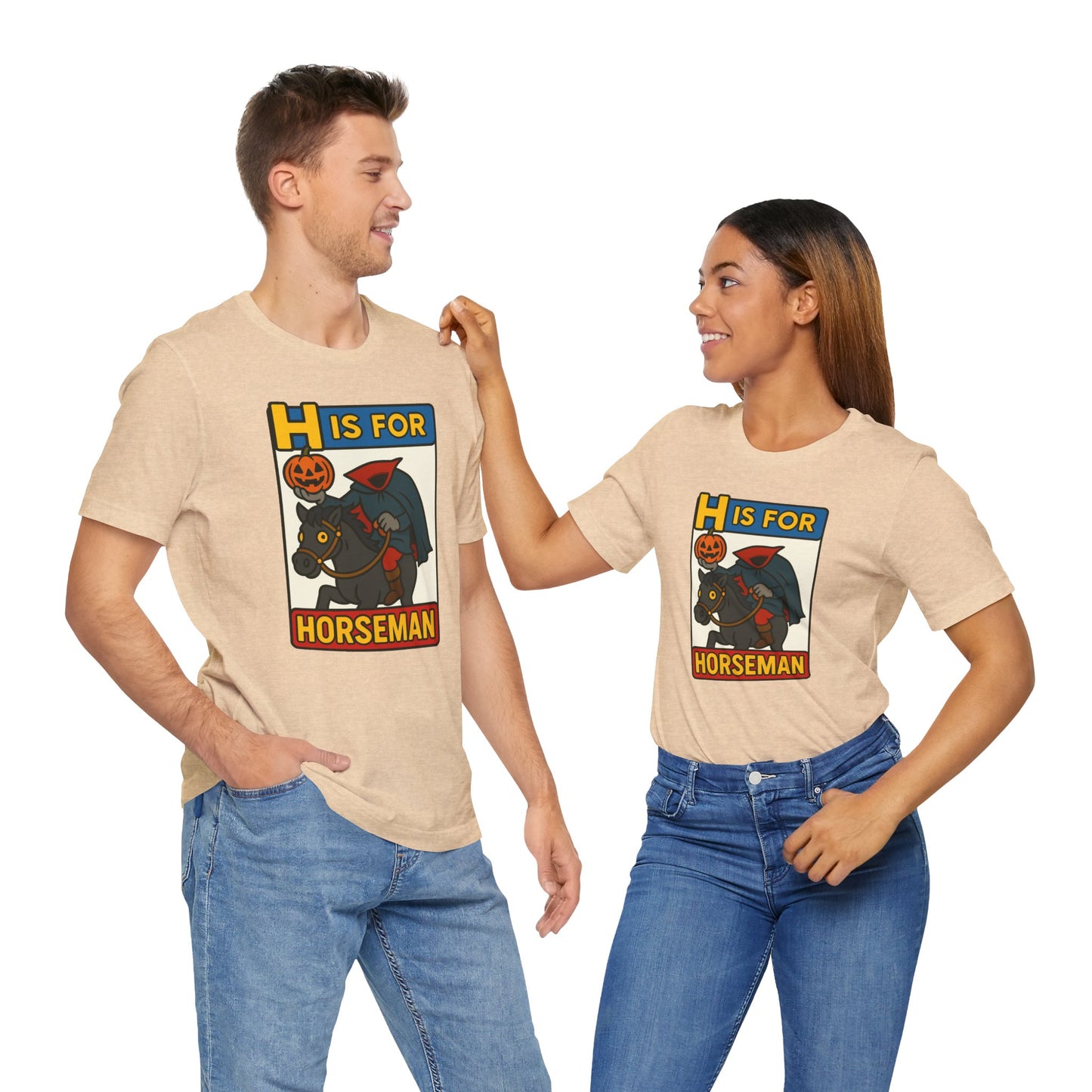 H Is for Horseman Shirt – Headless Horseman Halloween Tee