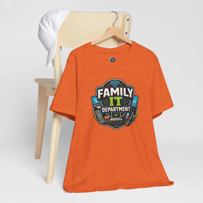 Family IT Department T-Shirt – Funny Household Tech Support Tee