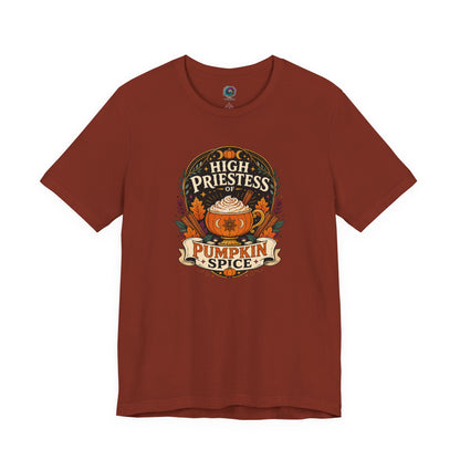 High Priestess of Pumpkin Spice T-Shirt – Funny Fall Tee