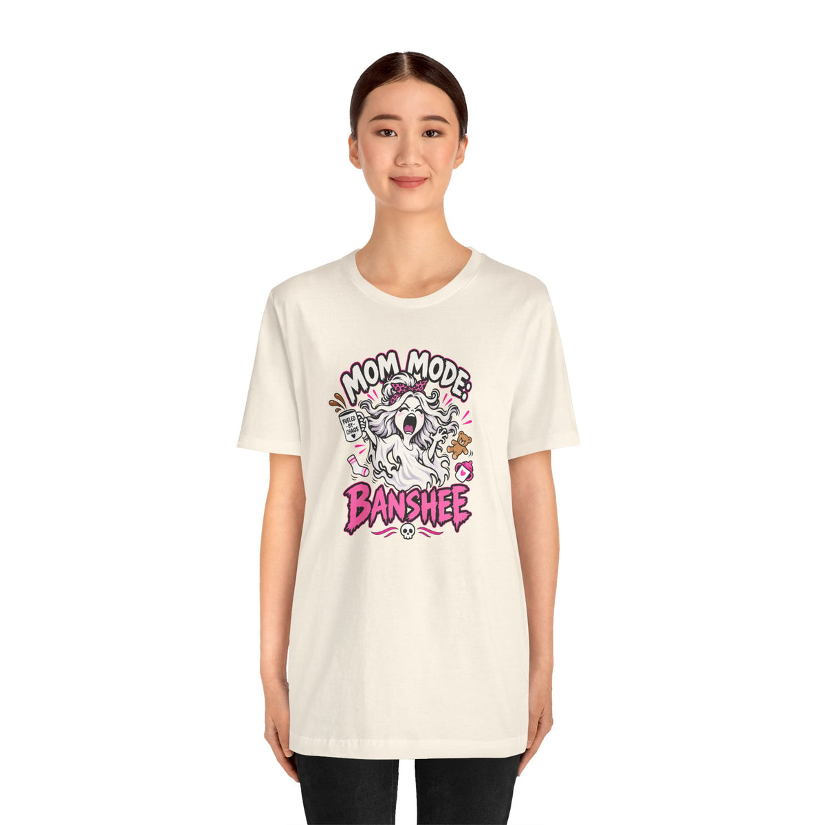 Mom Mode Banshee T-Shirt – Funny Chaotic Mom Halloween Tee