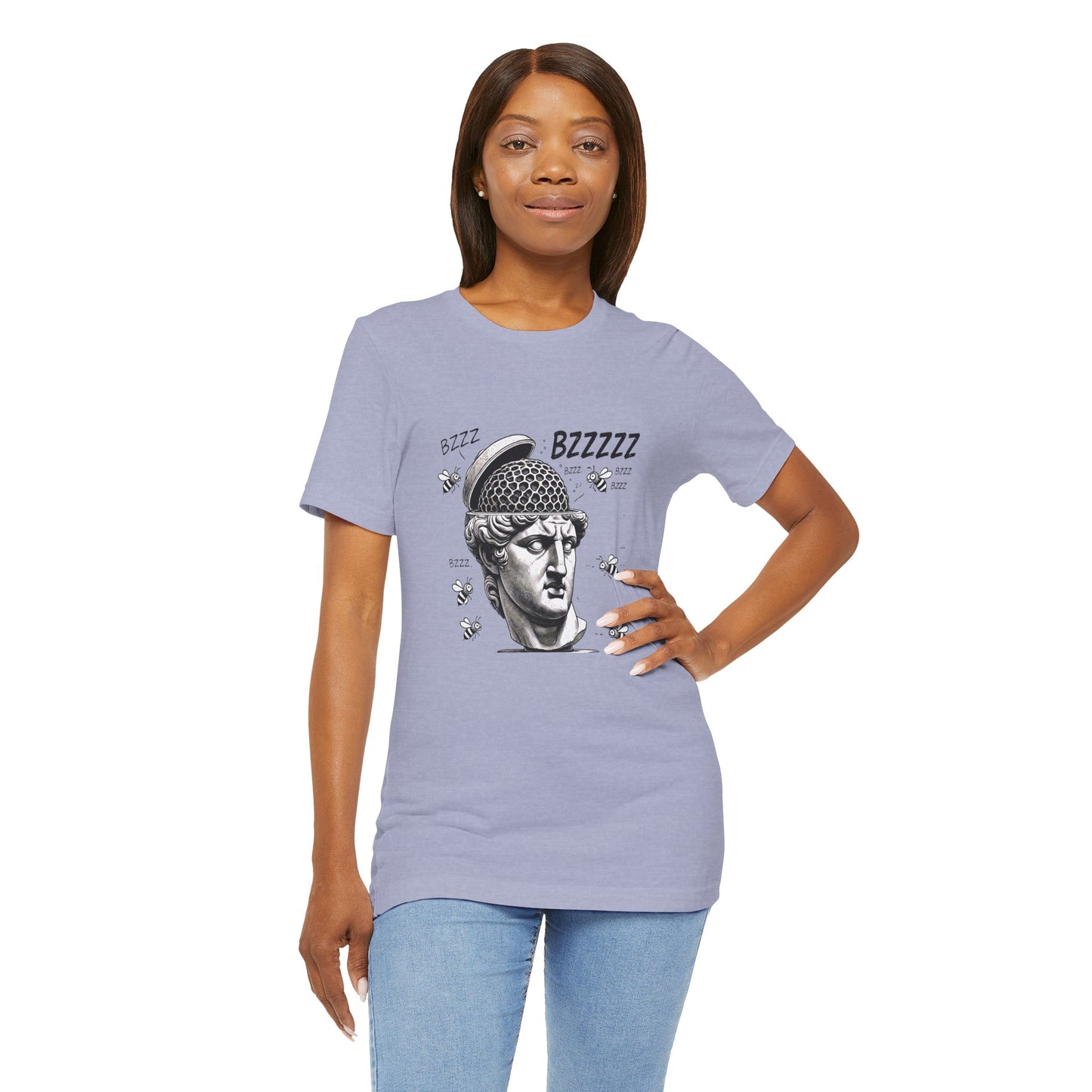 Hive Mind T-Shirt – Surreal Bee Group Think Parody Tee