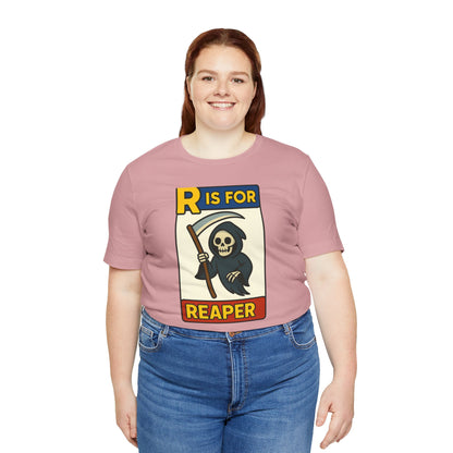 R Is for Reaper T-Shirt – Cute Grim Reaper Shirt from the Monster Alphabet Series