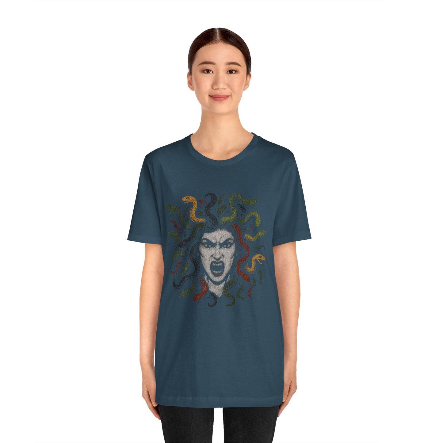 Medusa T-Shirt – Greek Mythology Gorgon Graphic Tee