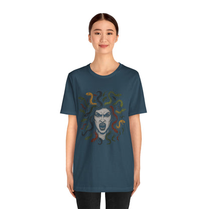 Medusa T-Shirt – Greek Mythology Gorgon Graphic Tee