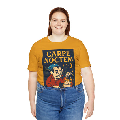 Carpe Noctem Vampire T-Shirt – Funny Halloween Tee for Night Owls