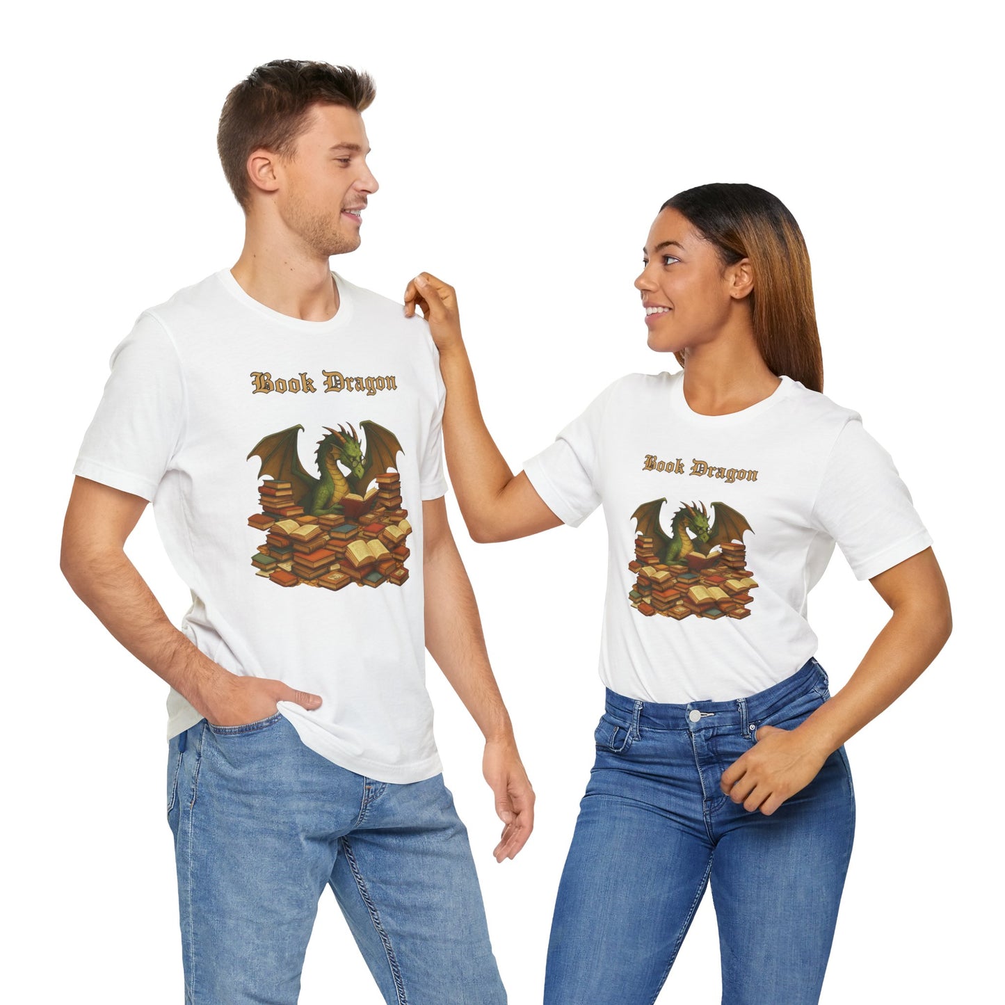Book Dragon T-Shirt – Funny Book Lover Shirt & Gifts for Readers