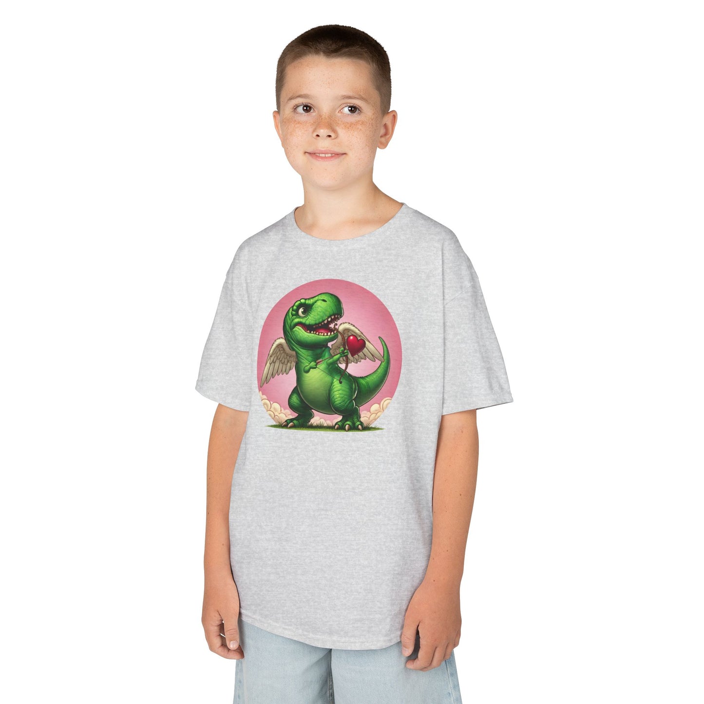 Cupidsaurus Rex Kids T-Shirt – Cute Dinosaur Valentine’s Day Tee for Kids