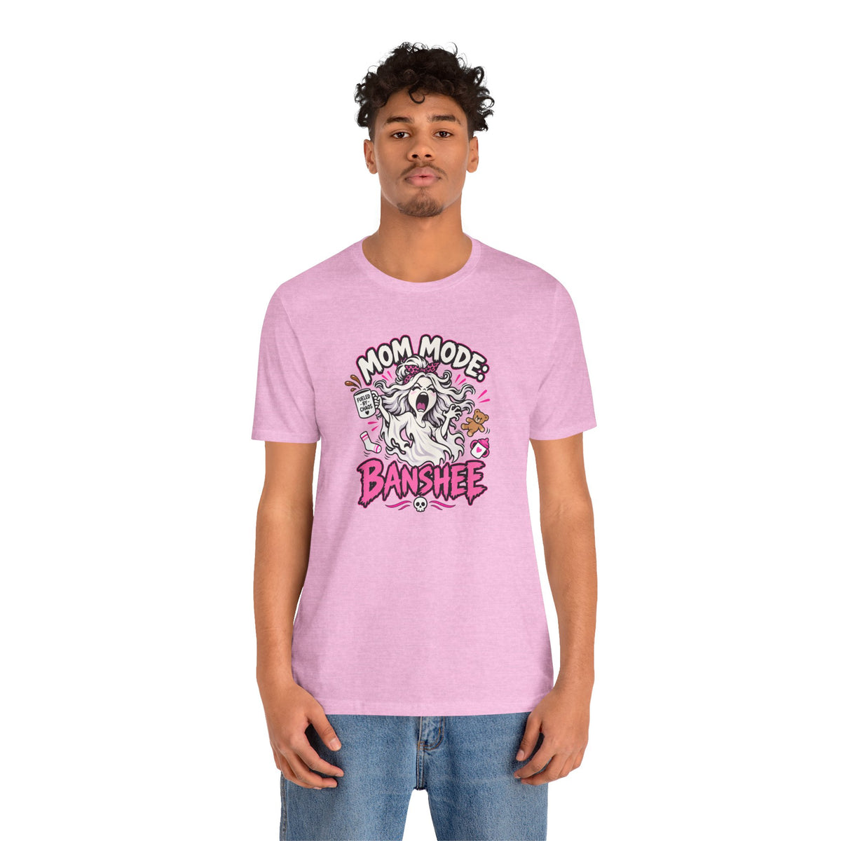 Mom Mode Banshee T-Shirt – Funny Chaotic Mom Halloween Tee