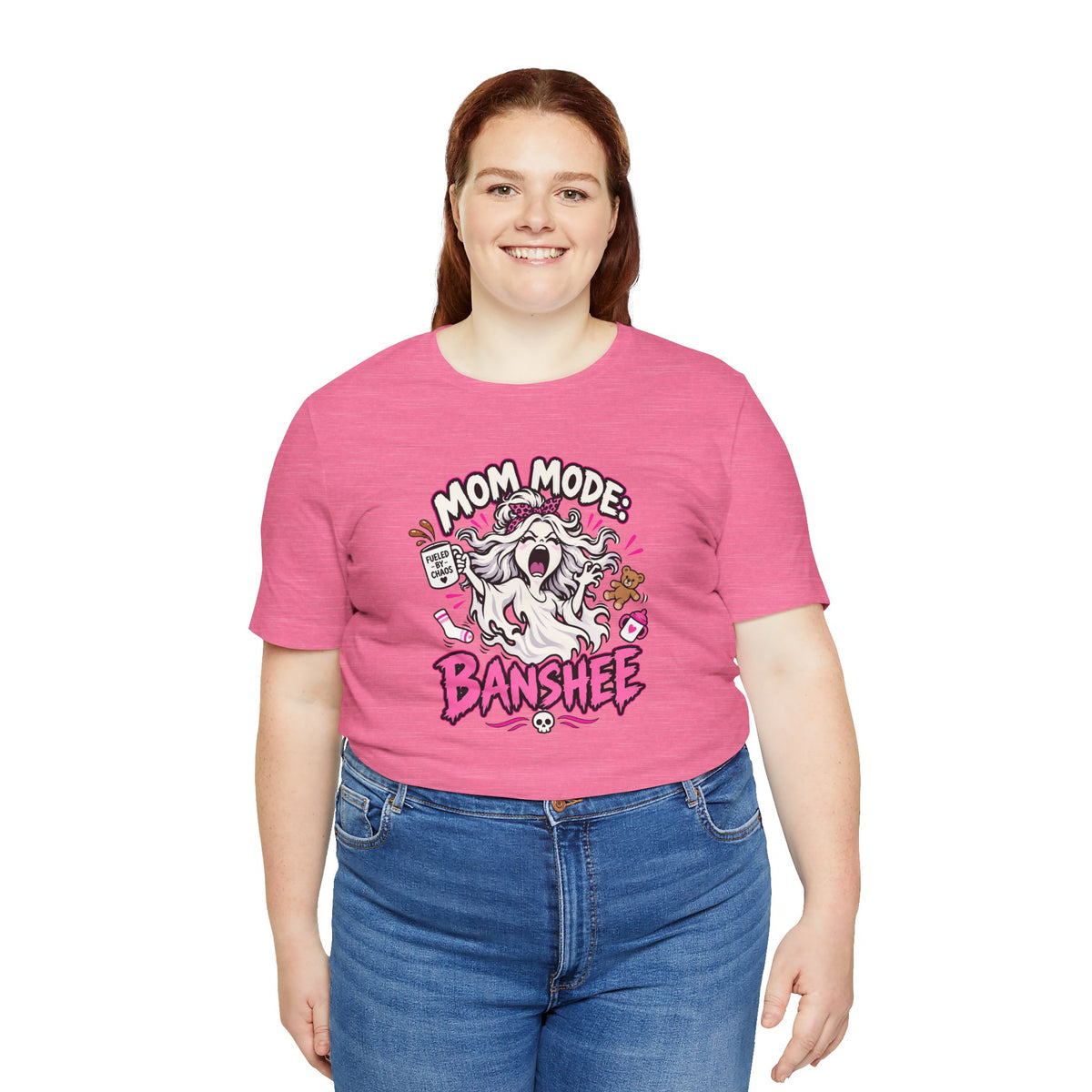 Mom Mode Banshee T-Shirt – Funny Chaotic Mom Halloween Tee