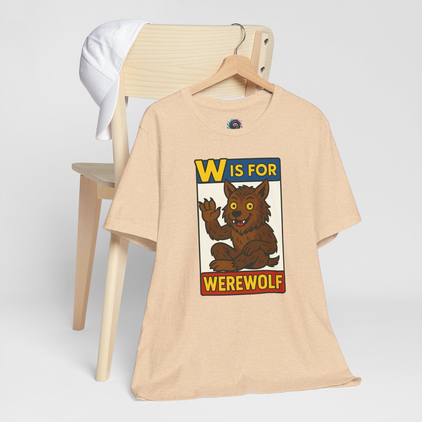 W Is for Werewolf T-Shirt – Cute Werewolf Shirt from Monster Alphabet