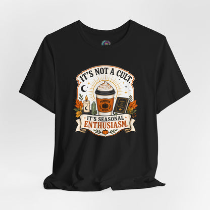 It’s Not a Cult Pumpkin Spice T-Shirt – Funny Fall Tee