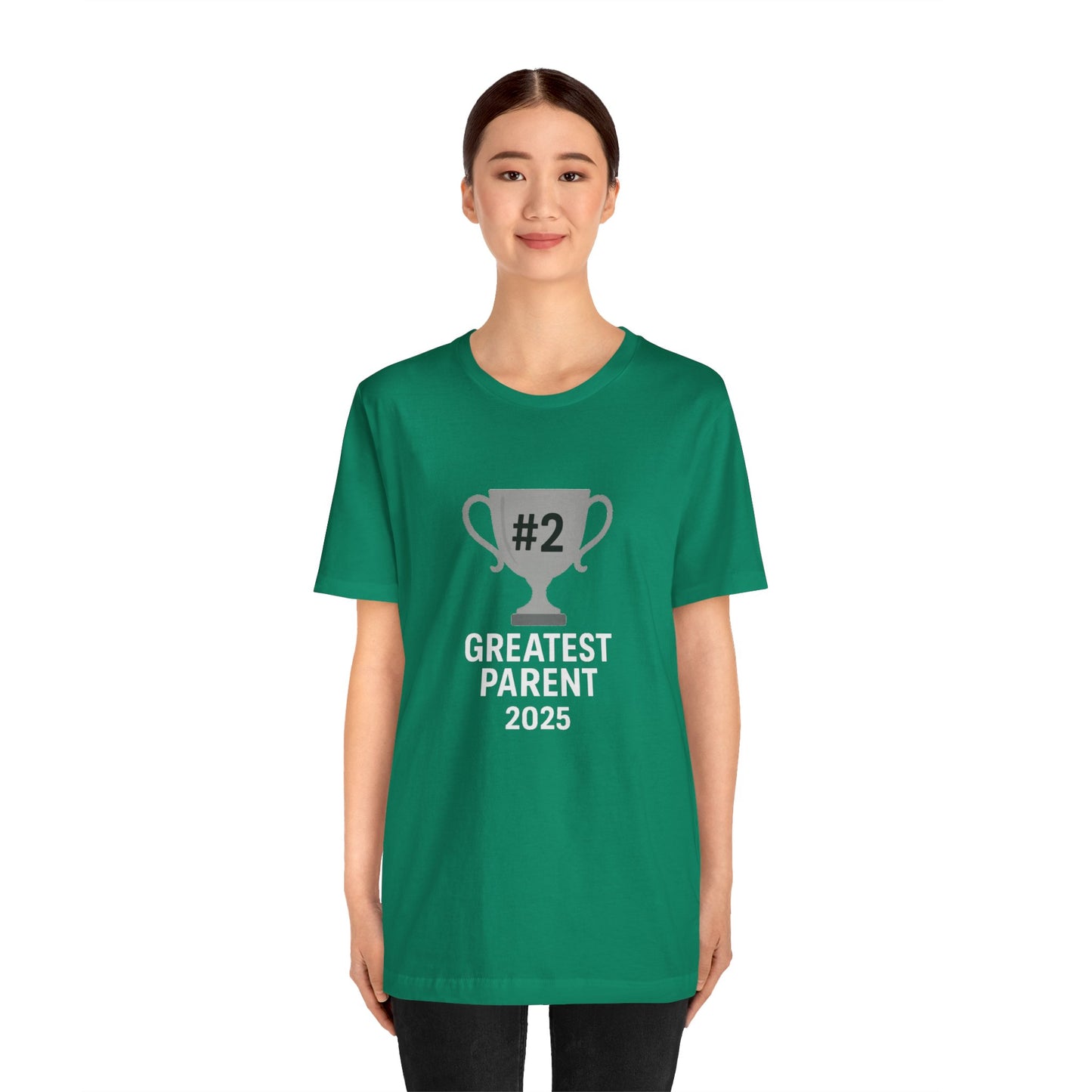 #2 Greatest Parent 2025 T-Shirt – Funny Family Trophy Tee
