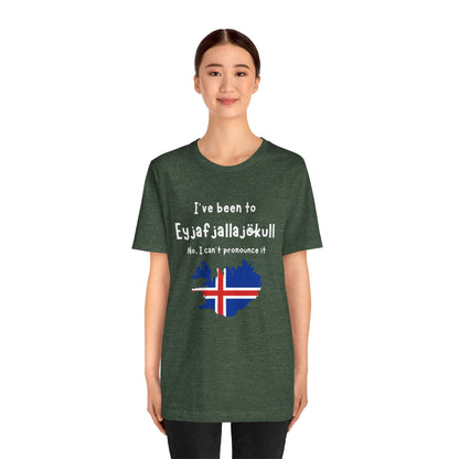 Eyjafjallajökull T-Shirt – Funny Iceland Volcano Travel Merch