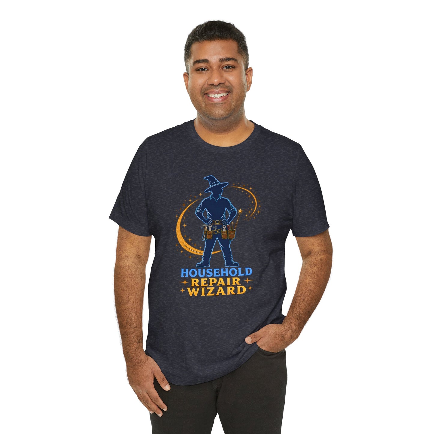 Household Repair Wizard T-Shirt – Funny Handy Dad Tee