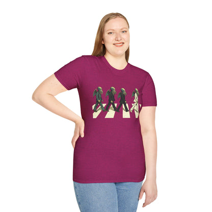 Cthulhu Crossing T-Shirt – Beatles Abbey Road Parody Tee | WhimSpin - WhimSpin - https://whimspin.com