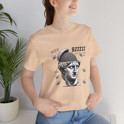 Hive Mind T-Shirt – Surreal Bee Group Think Parody Tee