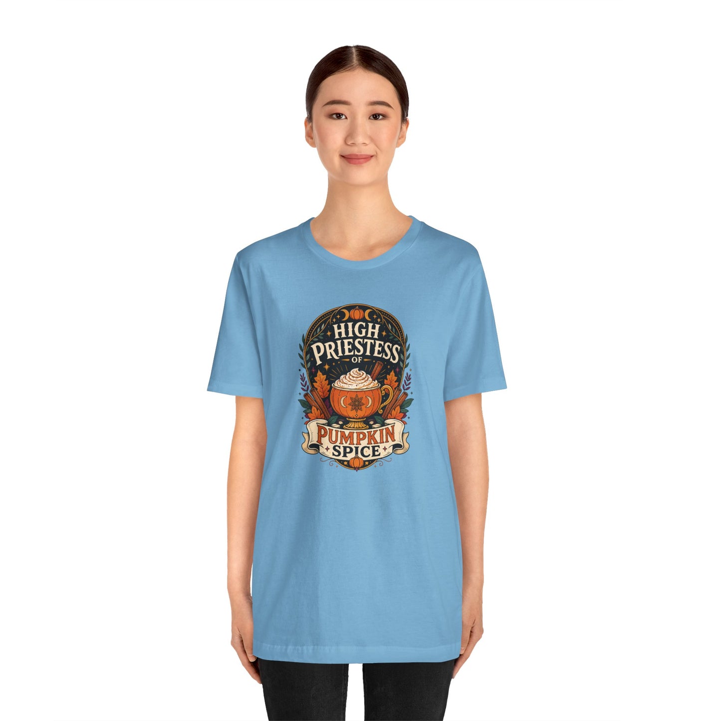High Priestess of Pumpkin Spice T-Shirt – Funny Fall Tee
