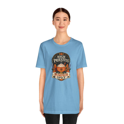 High Priestess of Pumpkin Spice T-Shirt – Funny Fall Tee