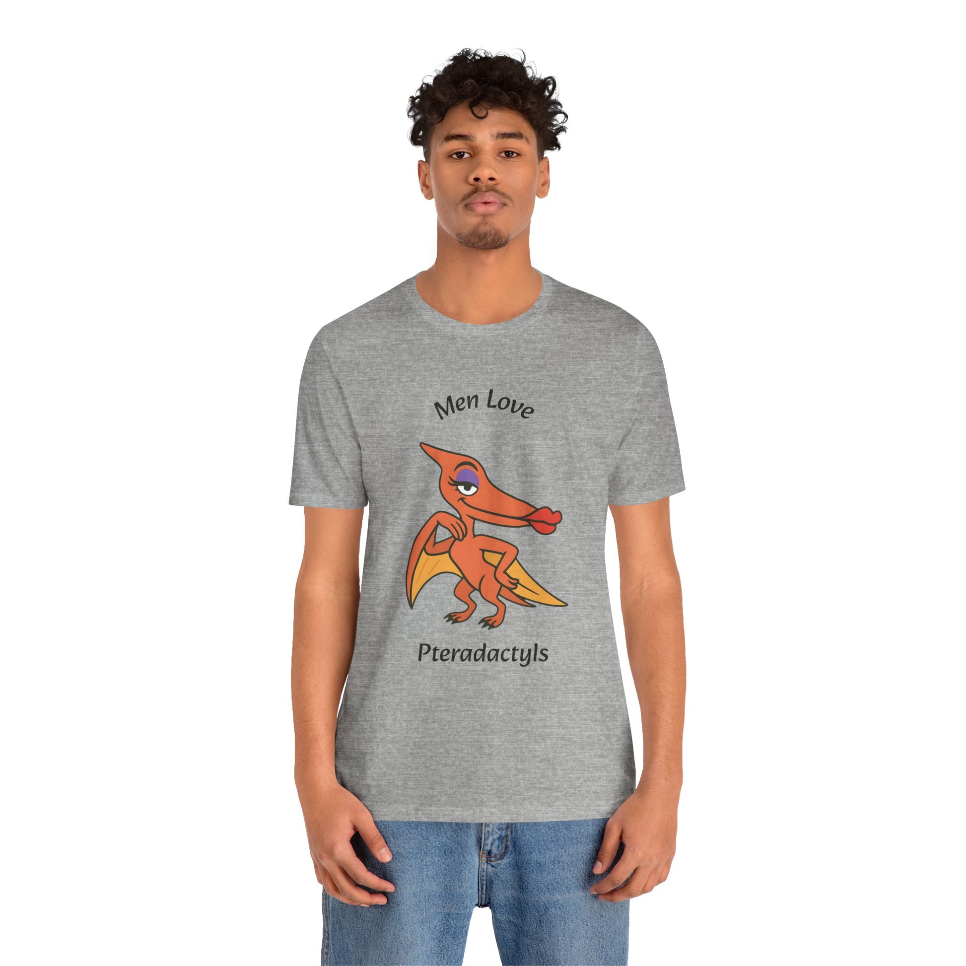 Men Love Pterodactyls Tee – Funny Dinosaur Graphic Shirt - WhimSpin - https://whimspin.com