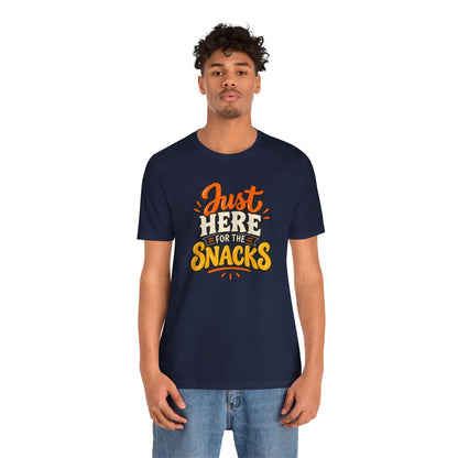 Just Here for the Snacks T-Shirt – Funny Halloween Foodie Tee