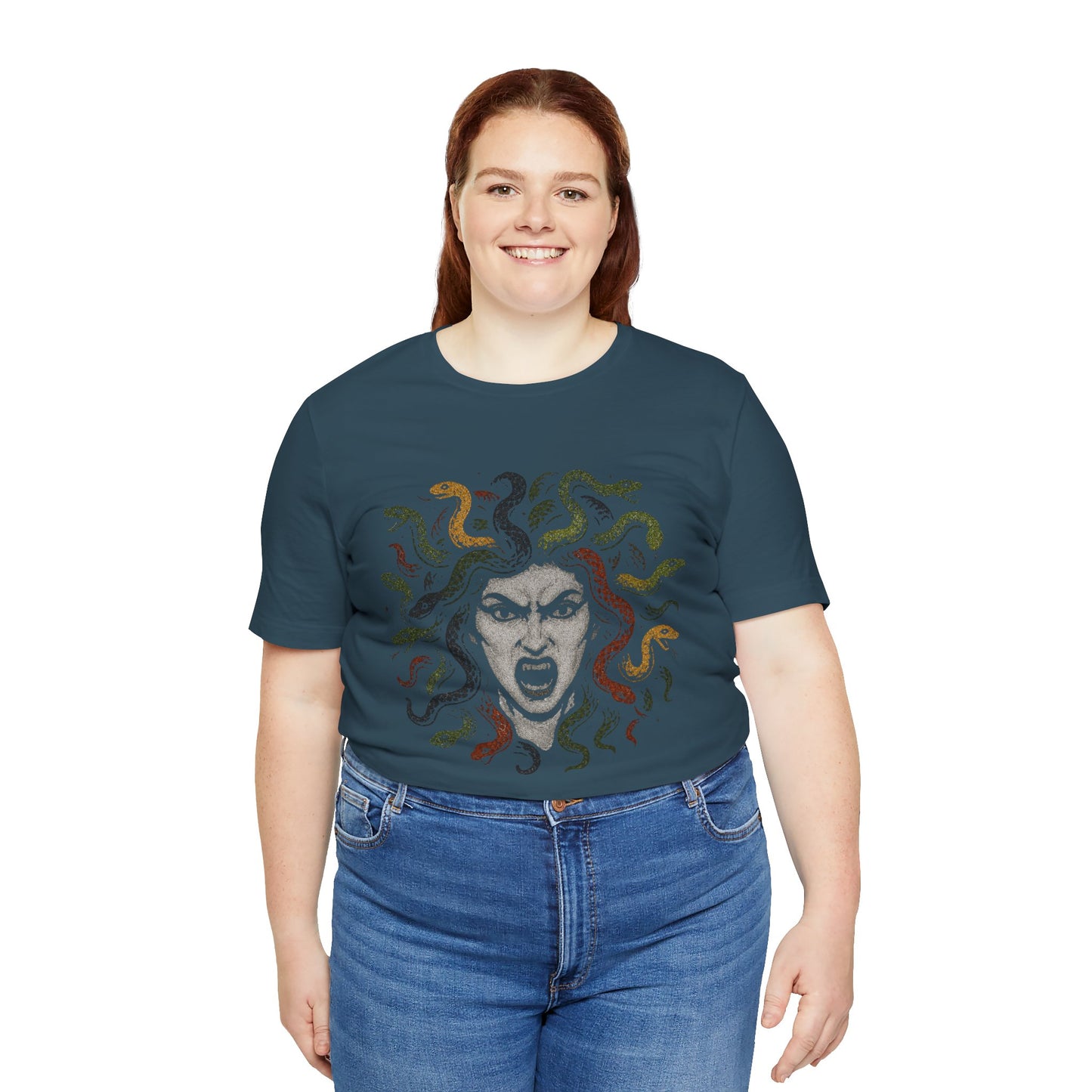 Medusa T-Shirt – Greek Mythology Gorgon Graphic Tee