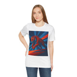 Geometric Tiger T-Shirt – Bold Jungle Animal Tee in Abstract Style - WhimSpin - https://whimspin.com